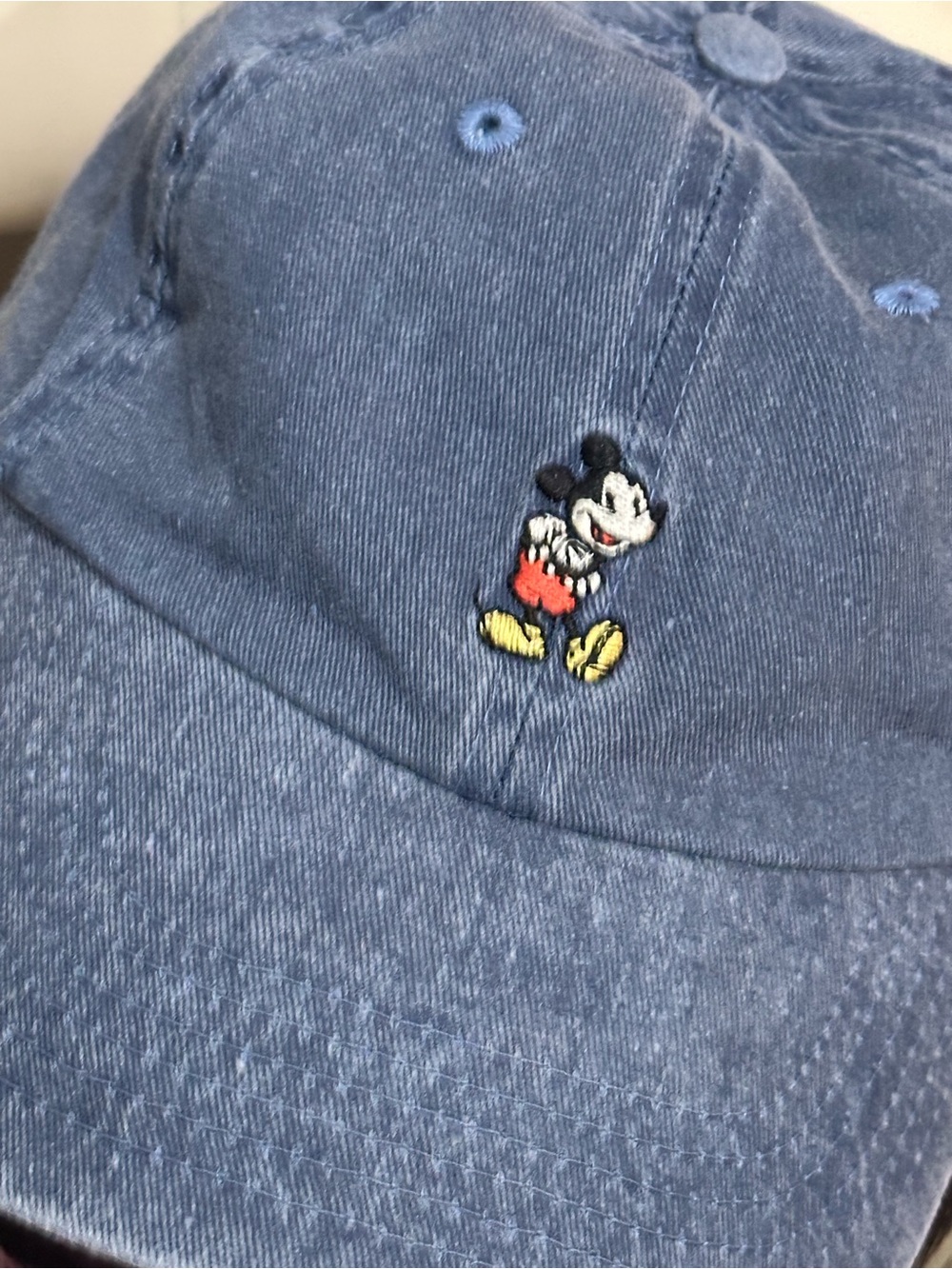 NWOT Mickey Mouse Denim Cap